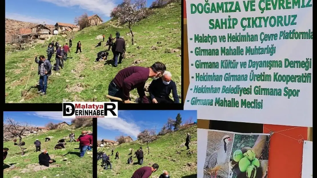 'Doğamıza  Çevremize Sahip Çıkıyoruz Girmanaya Bir Fidan Da Siz Dikin ' Etkinliği