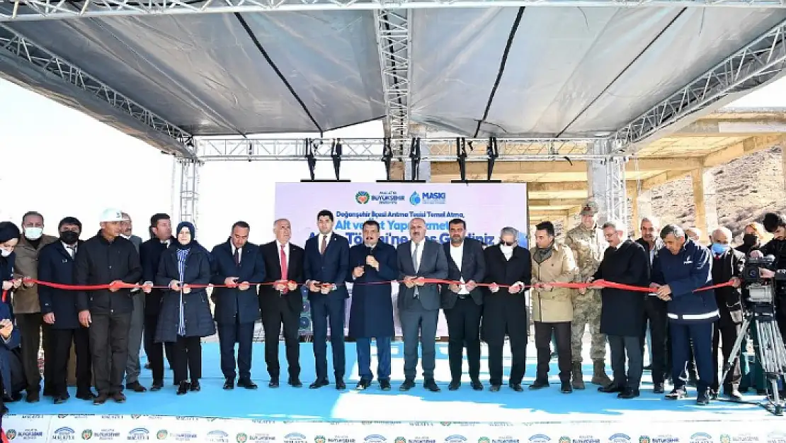 Doğanşehir Atıksu Arıtma Tesisi'nin Temeli Atıldı