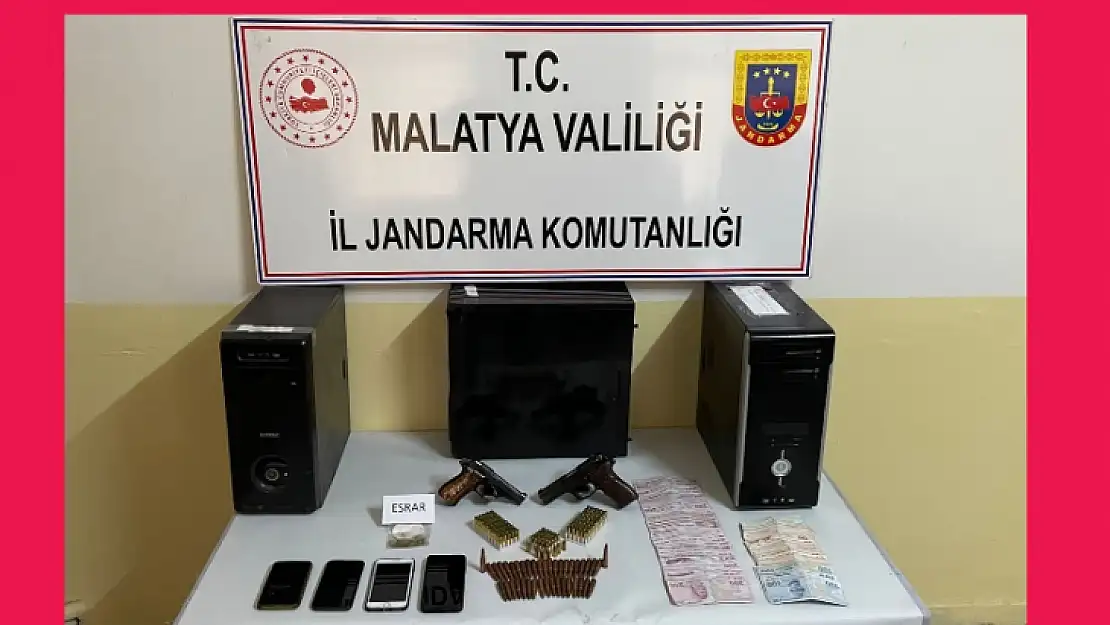 Doğanşehir'de Yasadışı Bahis Oynatanlara Jandarma Baskını