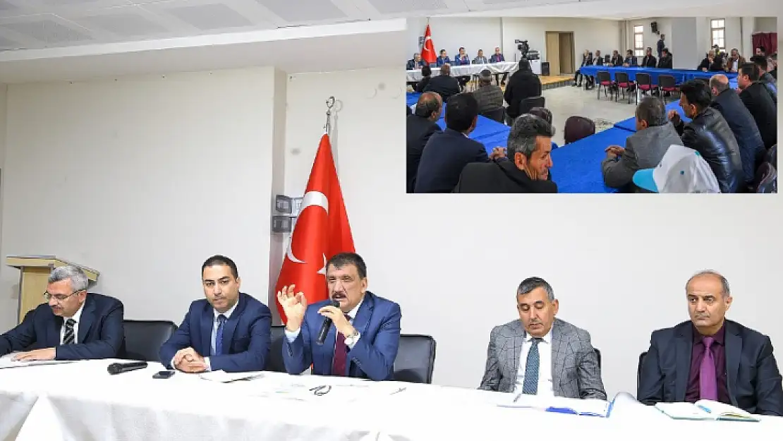 Doğanyol Muhtarlarıyla Toplantı