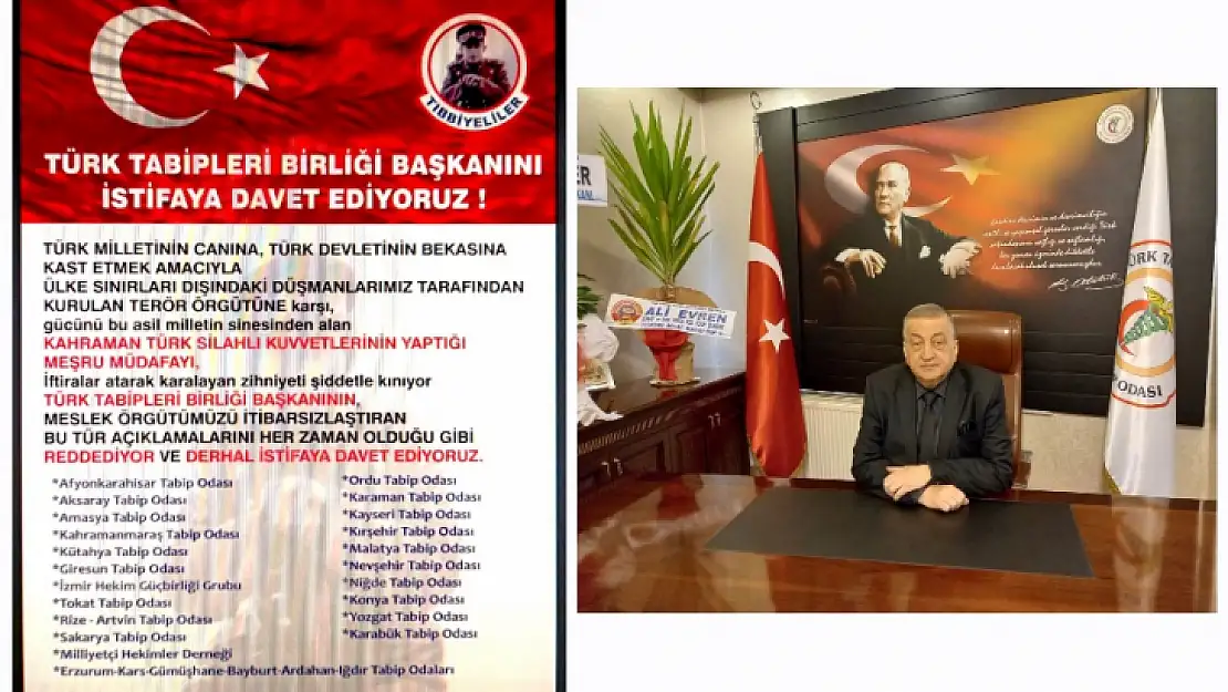 Dr. Demirel' Türk Tabipler Birliği Başkanını İstifaya Davet ediyoruz'