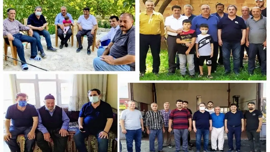 Dr. Süleyman Eser ve DADEF Başkanı Hulusi Eser Darende'de