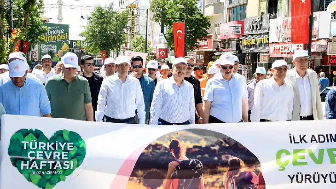 Dünya Çevre Günü 'İlk Adım Çevre Yürüyüşü' ile Kutlandı