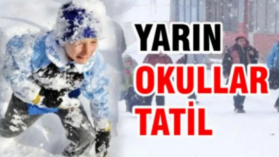 Eğitime 1 Gün Kar Tatili