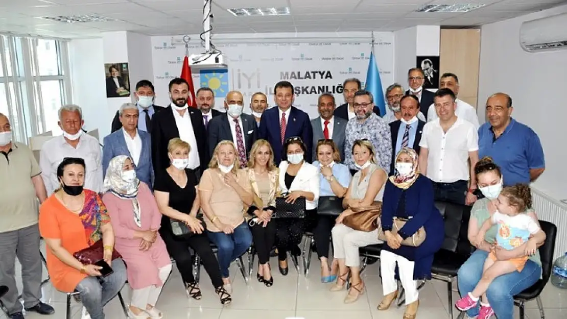 Ekrem İmamoğlu'ndan İyi Parti İl Başkanlığı'na Ziyaret