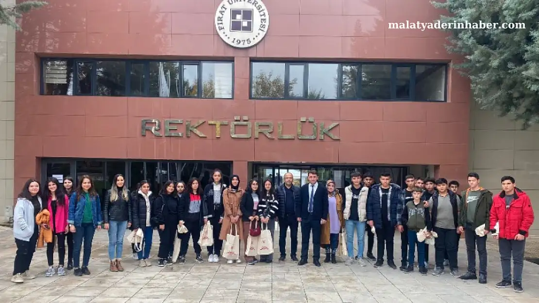 Elazığ Fırat Üniversitesi Malatya'dan Lise Öğrencilerini Ağırladı