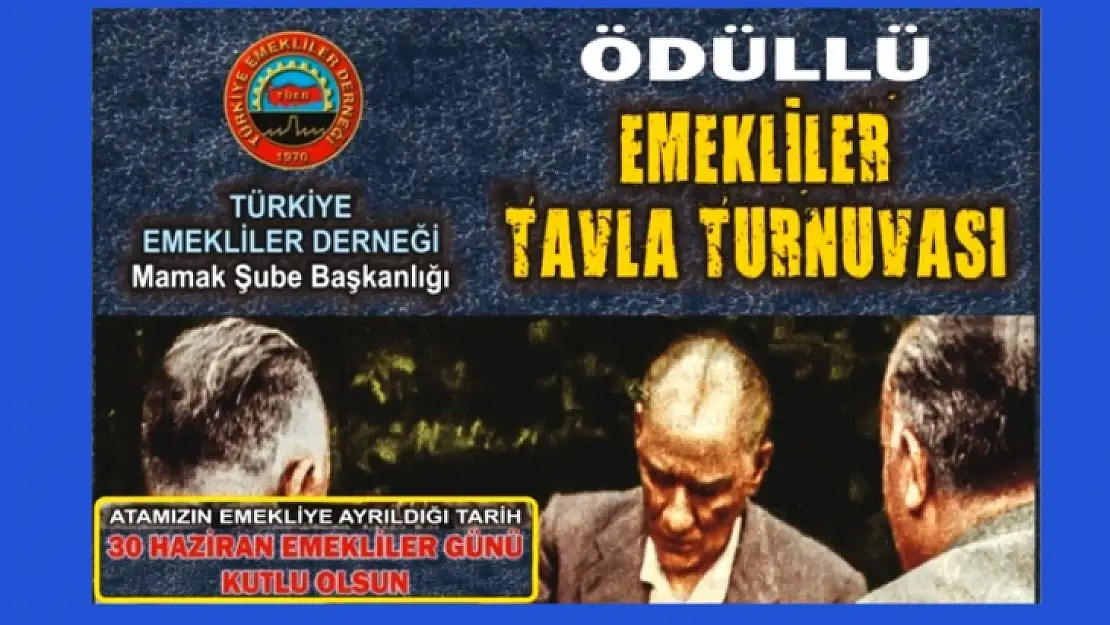 Emekliler Tavla Turnuvasıyla Taleplerini Duyuracak