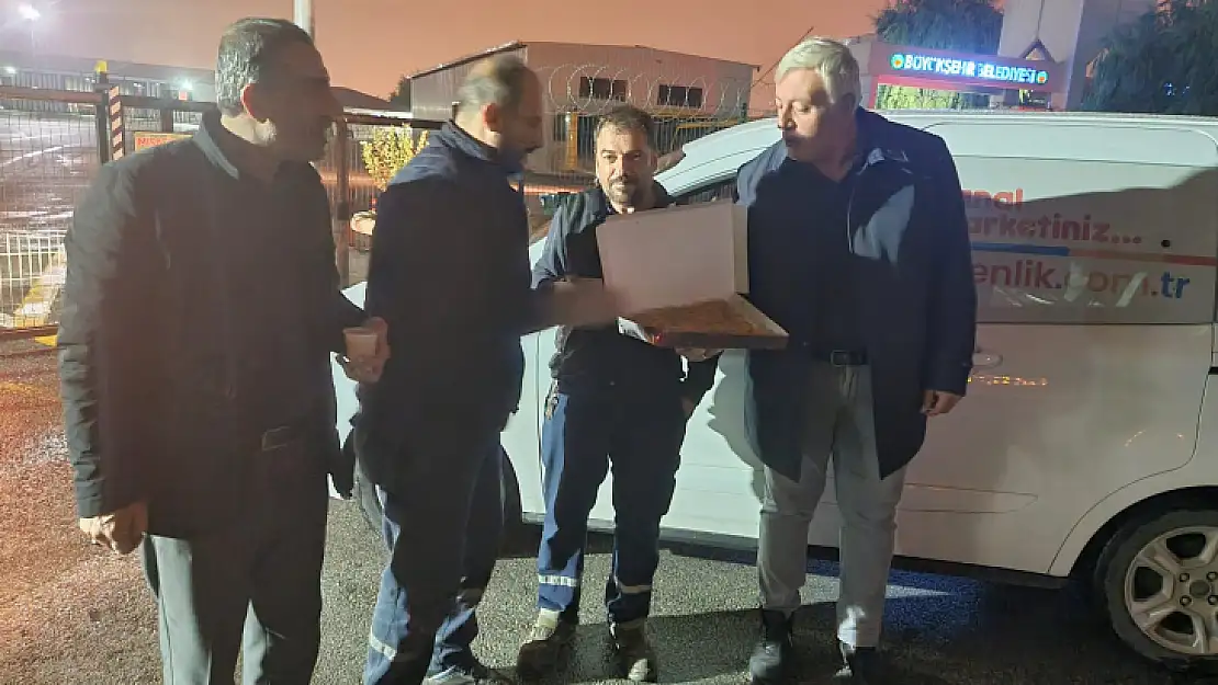 Esenlikten Motaş Ekiplerine Tatlı İkramı