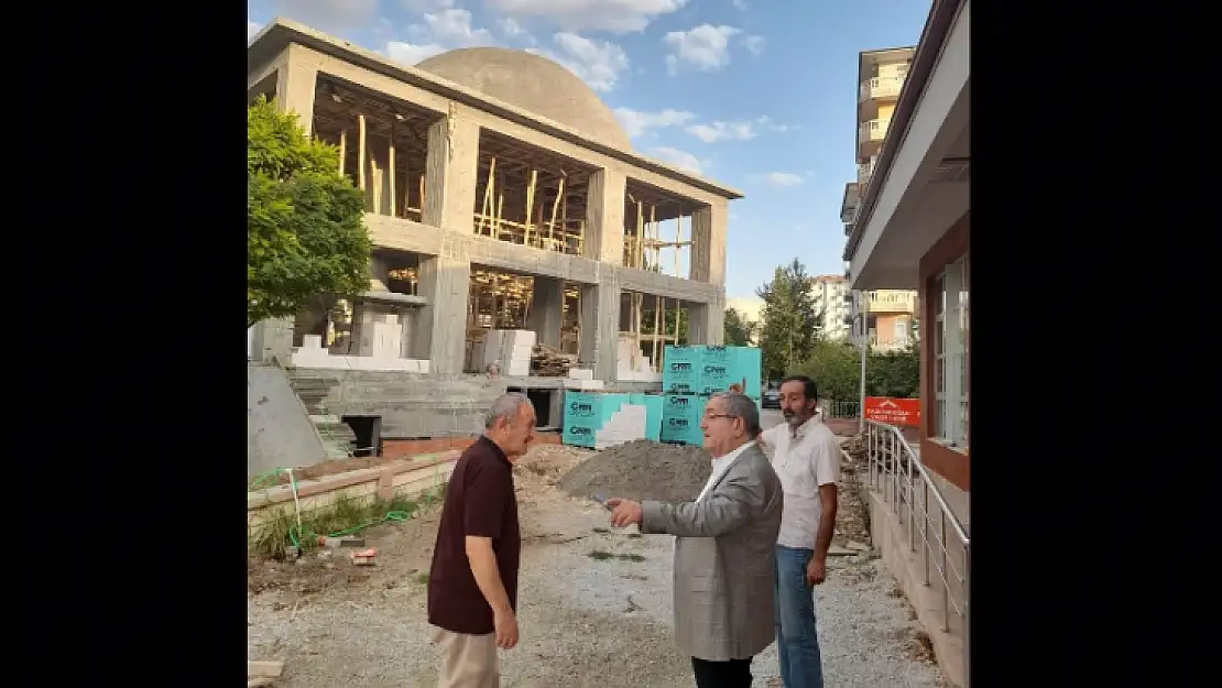 Faik Erdoğan Vakfı Cami İnşaatı Hızla Devam Ediyor