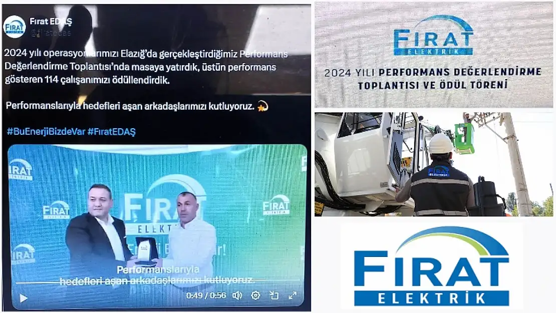 Fırat Edaş Başarılı 114 Personelini Ödüllendirdi