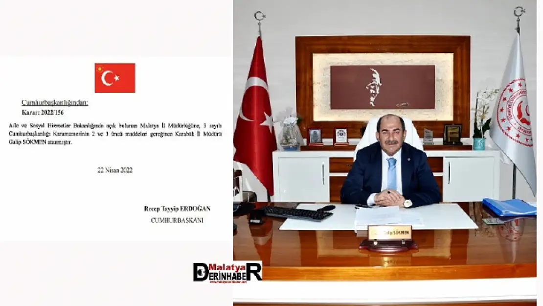 Galip Sökmen'in Ataması Gerçekleştirildi