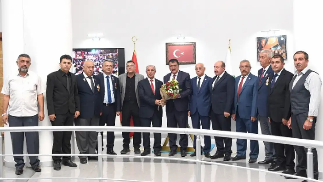 Gazi Derneklerinden Başkan Gürkan'a Ziyaret