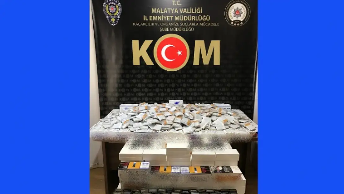 Gümrük Kaçağı Sigara Kâğıdı Ele Geçirildi