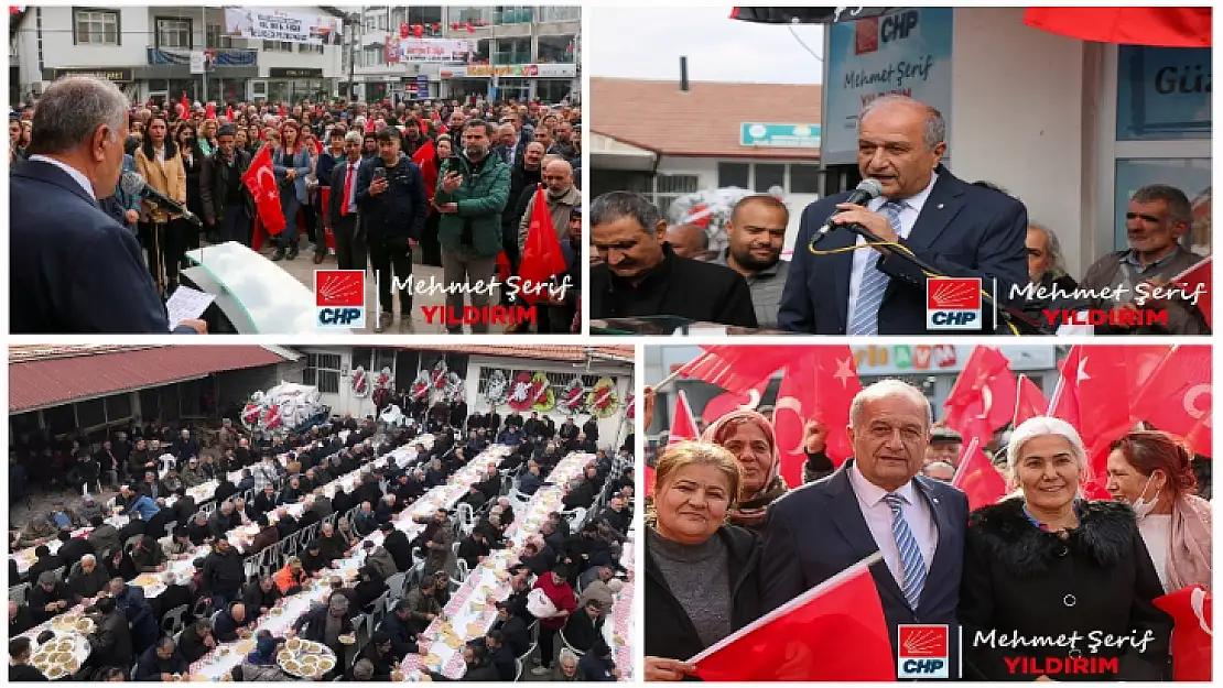 Halkın Adayı Yıldırım'a Hekimhan'da Büyük Destek