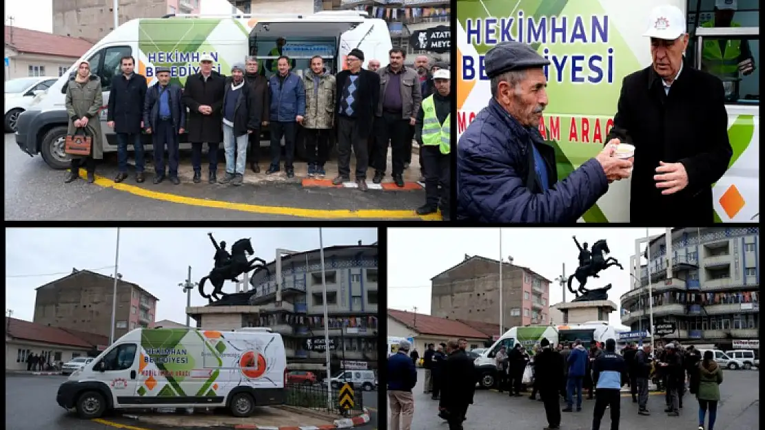 Hekimhan Belediyesi Mobil İkram Aracına Büyük İlgi