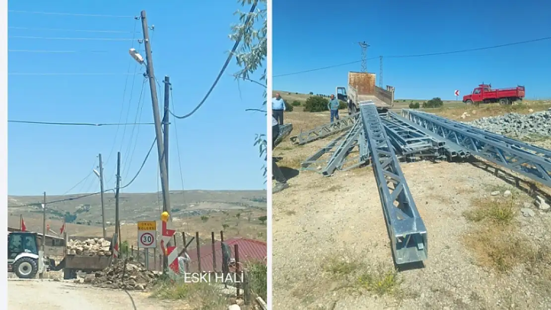 Hekimhan Söğüt Mahallesinde AKSA Elektrik'ten Büyük Yatırım