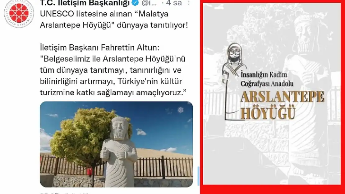 İletişim Başkanlığının Arslantepe Tanıtımı