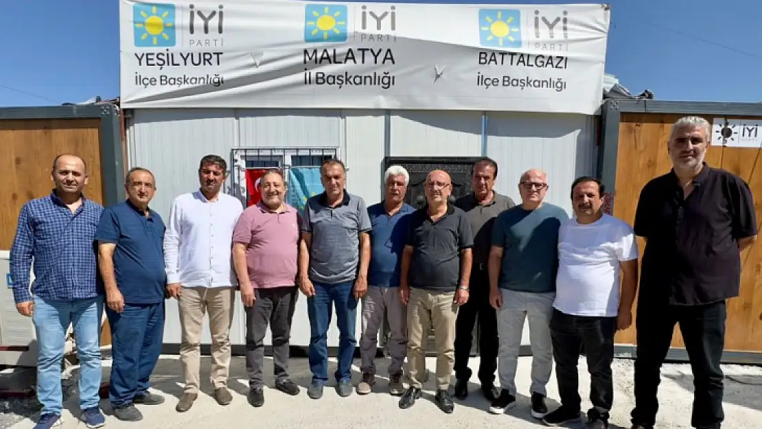 İYİ Parti Bölge Koordinatörü Tanrıverdi Malatya Teşkilatıyla Buluştu