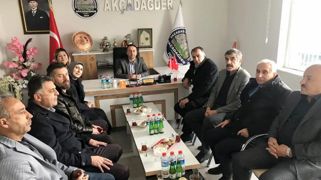 İyi Parti İl Teşkilatından AKÇADAĞDER'e Ziyaret