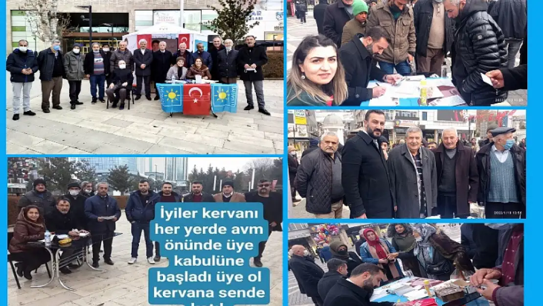 İyi Parti Yeşilyurt ve Battalgazi İlçe Teşkilatlarından Üye Standı