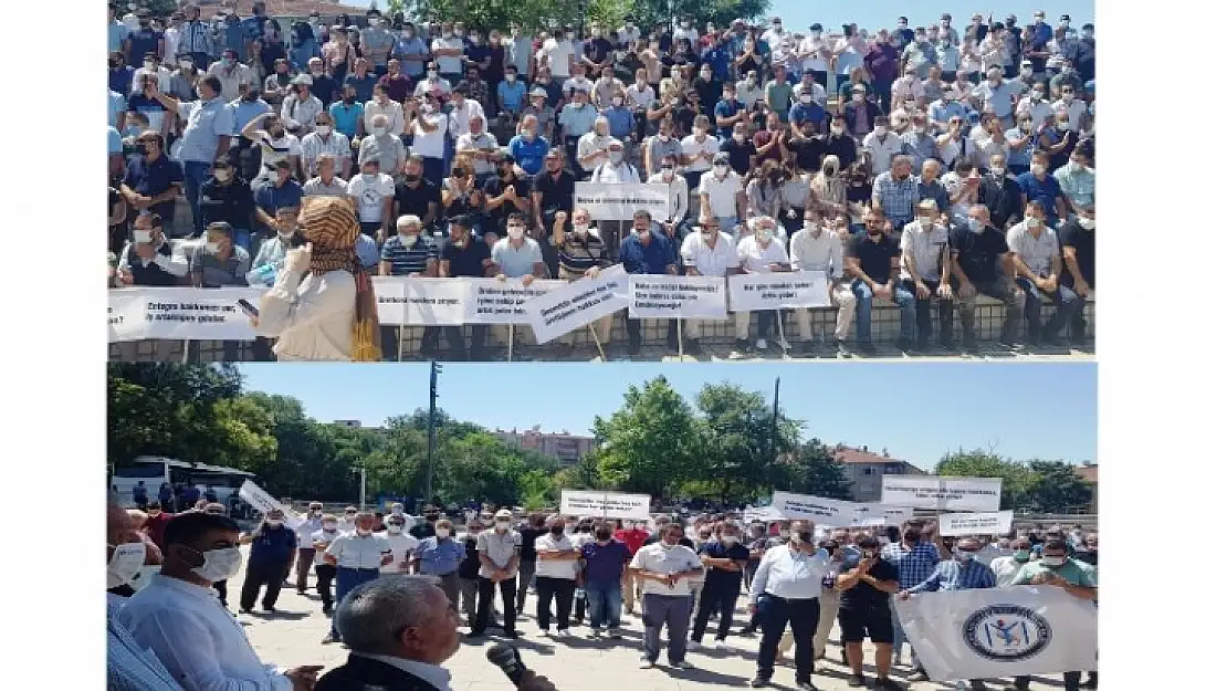 Kanatlı Hayvan Eti Üreticileri Ankara'da Eylemde Buluştu