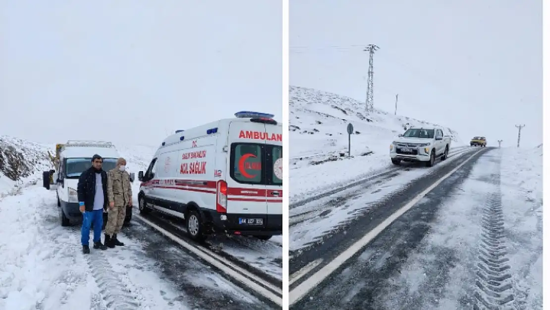 Kar Yağışına Büyükşehir Ekiplerinden Müdahale