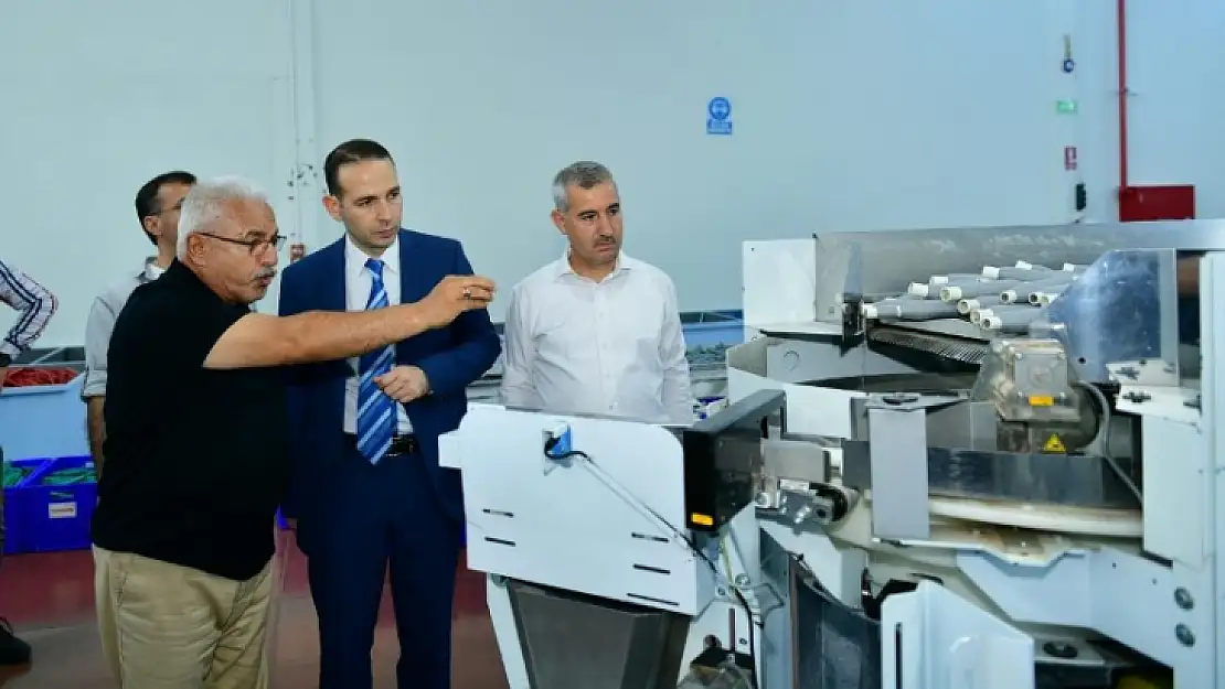 Kaymakam Uğurlu İle Başkan Çınar, OSB. Fabrikalarına Ziyaret