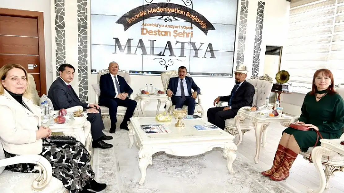 Kırgızistan Heyetinden Başkan Gürkan'a Ziyaret