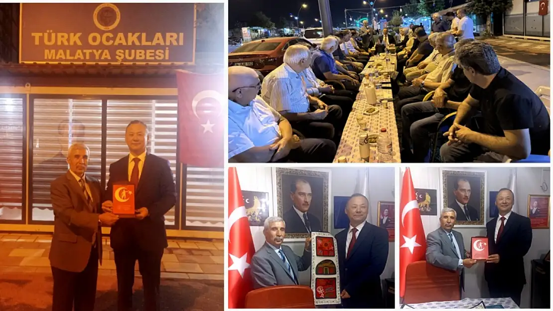 Kırgızistan'ın Ankara Büyükelçisi Ruslan Kazakbaev'den Malatya Türk Ocağı'na Ziyaret