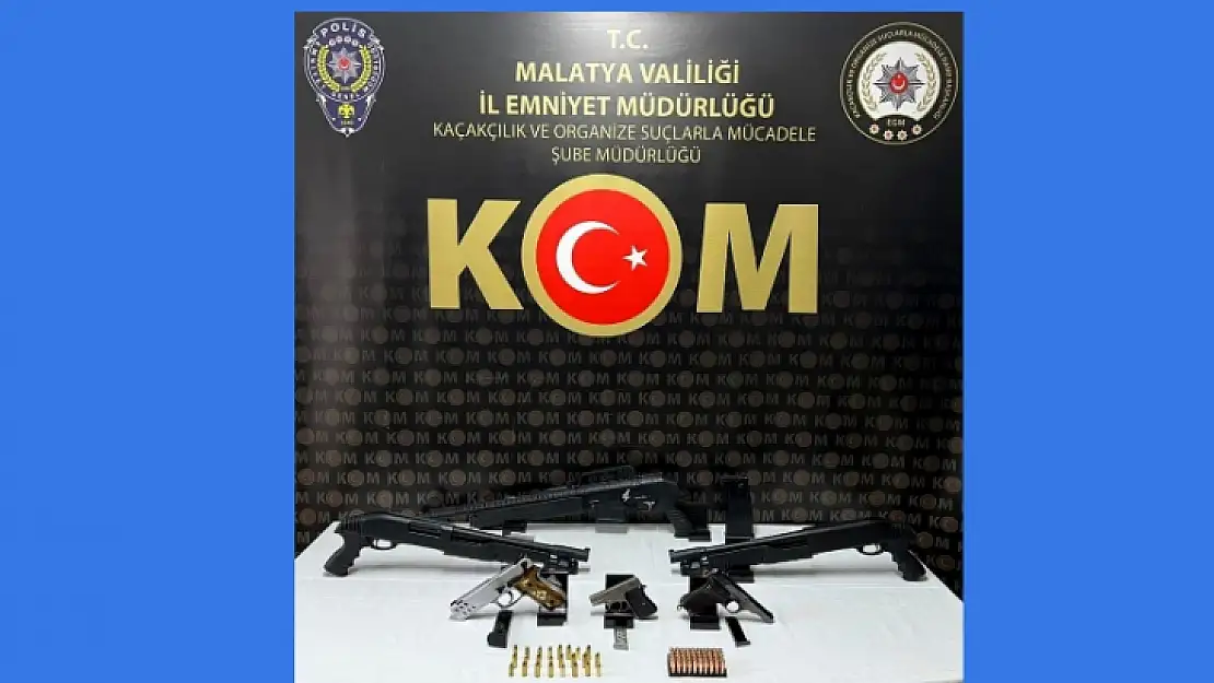 KOM Şubeden Silah Kaçakçılarına Operasyon