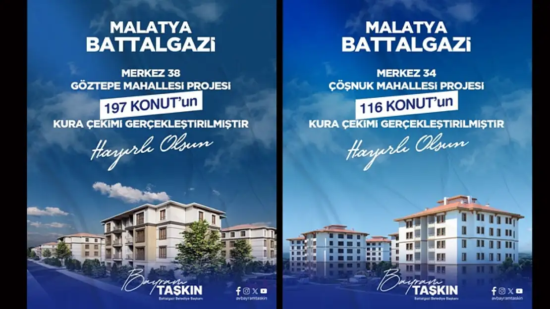 Başkan Taşkın: Konutlarımız, Güvenli ve Huzurlu Bir Geleceğin Teminatı