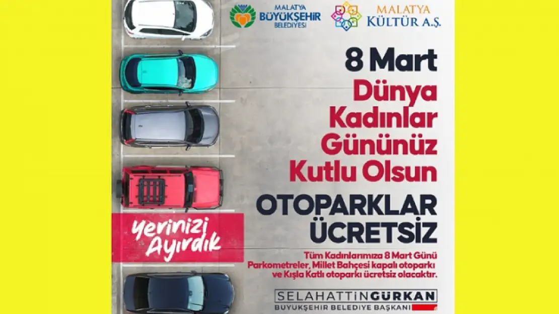 Malatya Büyükşehir Belediyesinden Bayanlara Jest