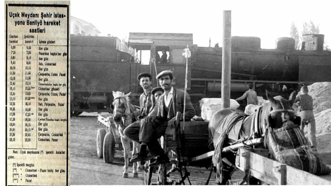 Malatya'da 1944 Yılından İtibaren Raylı Sistem Vardı