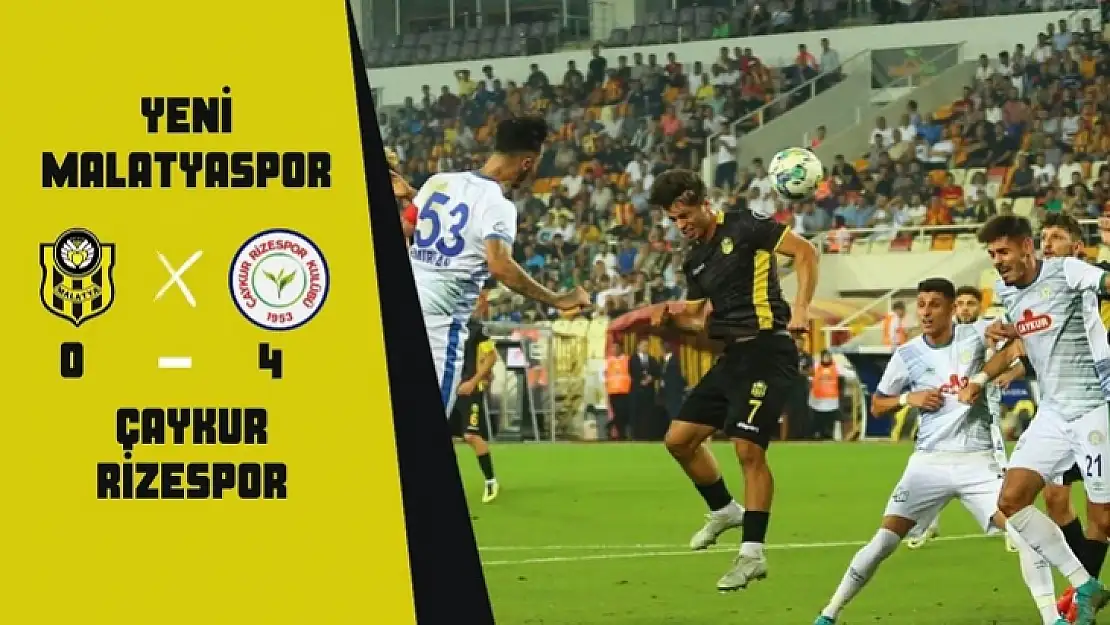 Malatya'da 4 gol, 2 kırmızı kart