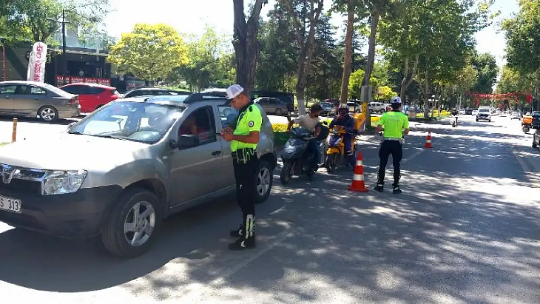 Malatya'da Araçlara Sıkı Denetim