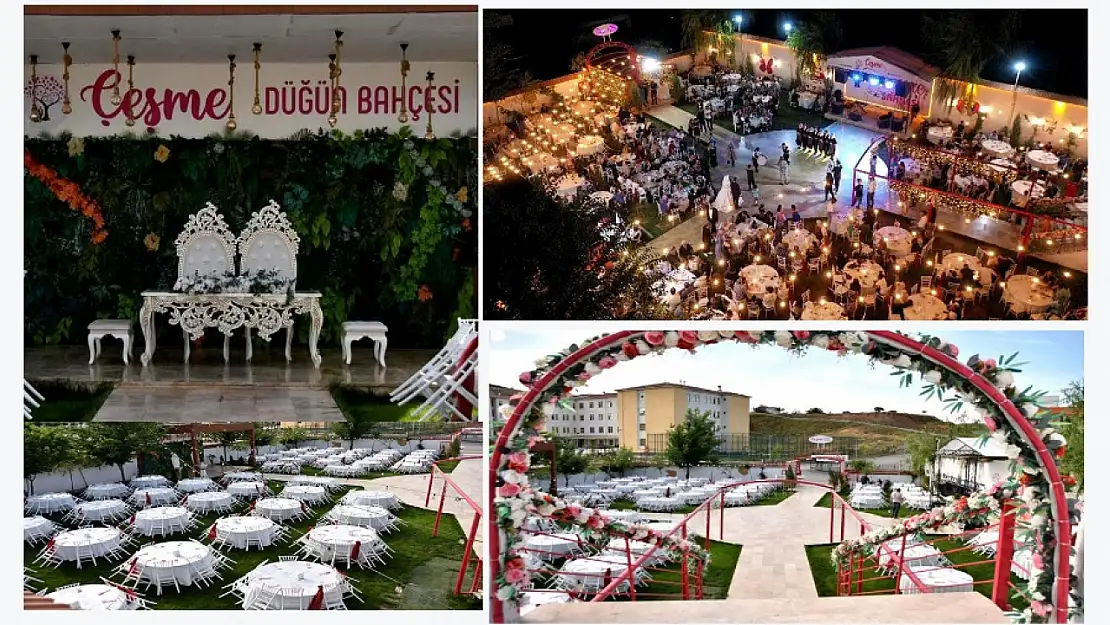 Malatya'da Düğünlerin Vazgeçilmez Mekanı: Çeşme Düğün Bahçesi