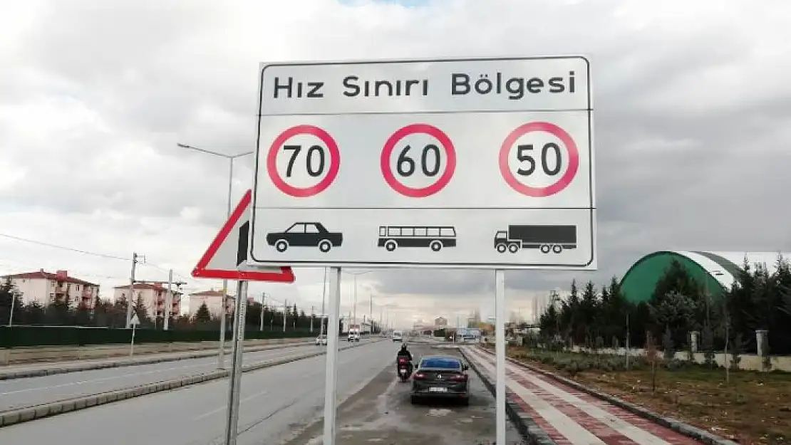 Malatya'da Hız Sınırı Değişikliği