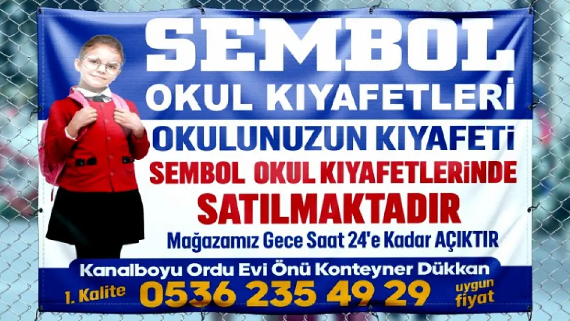 Malatya'da Öğrencilerin Okul Kıyafetleri Sembol Giyim'den