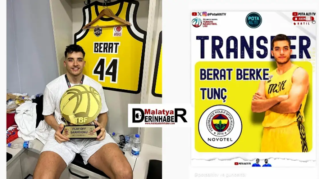 Malatya'dan Basketbol Dünyasına Bir Yıldız Doğuyor' Berat Berke Tunç'