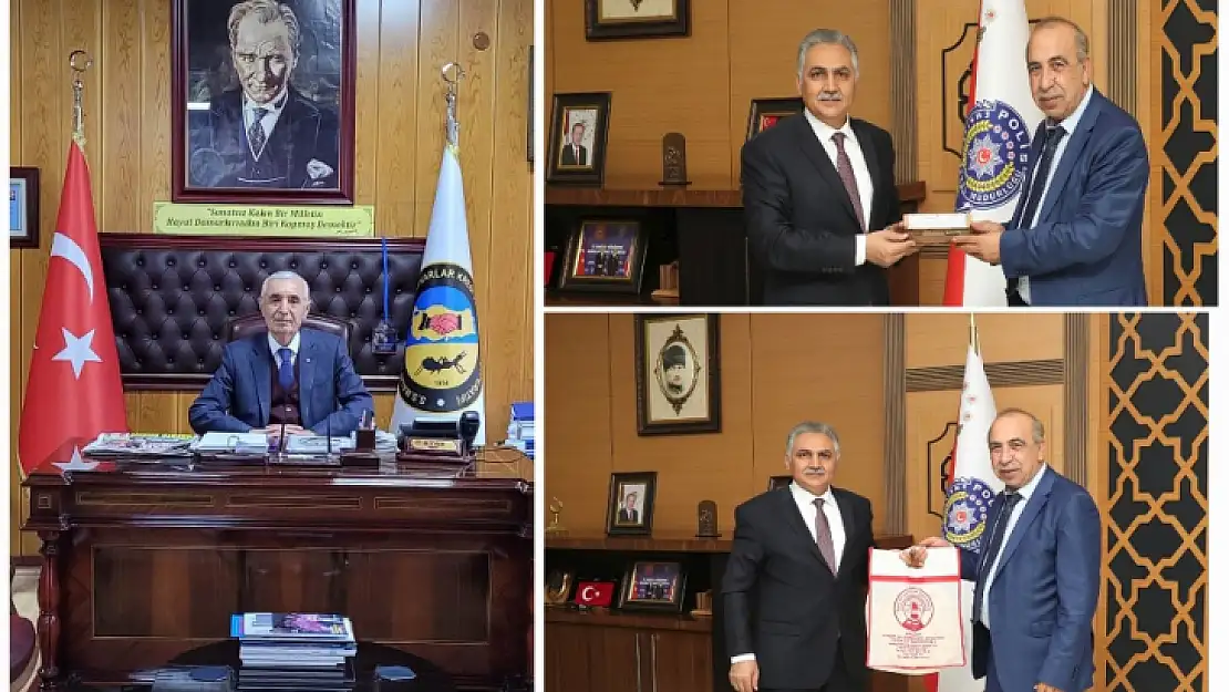 Malatya ESKKK Başkanı Evren'den Samsun İl Emniyet Müdürü Urhal'a Ahilik Kalemi