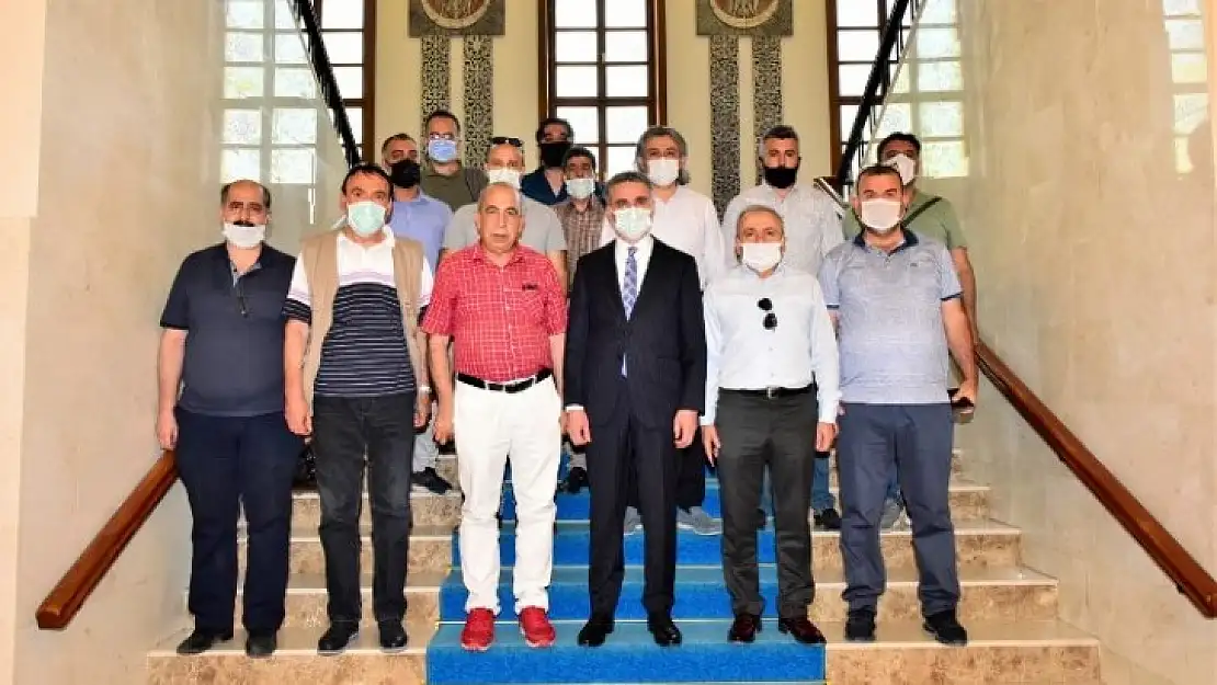 Malatya Gazeteciler Cemiyeti Yönetim Kurulundan Vali Baruş'a Ziyaret