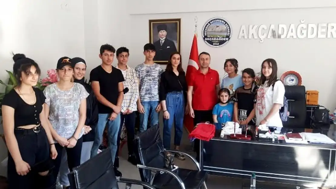 Malatya Gençlik Federasyonu Sporcularından AKÇADAĞDER'e Ziyaret