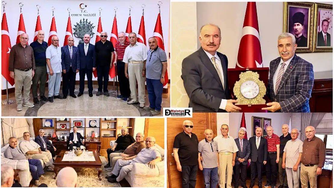 Malatya'nın İki Değerli İsmi Çorum'da Hasret Giderdi