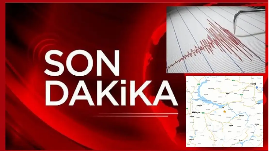 Malatya'nın Kale İlçesinde Deprem