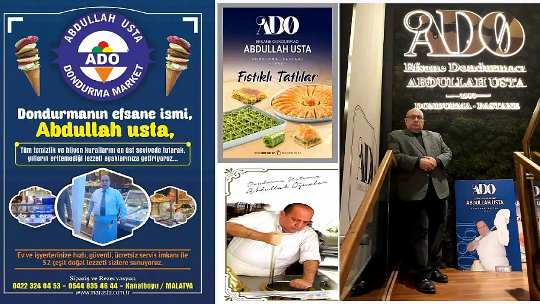 Malatya'nın Tatlı Gururu: ADO Dondurmaları
