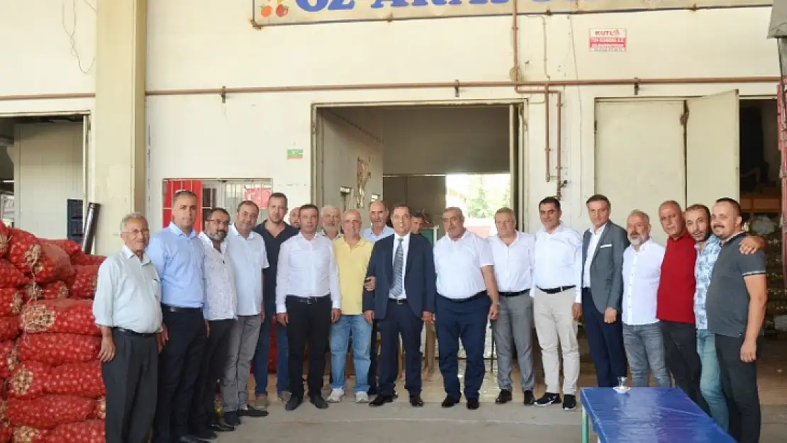 Malatya Sebze ve Meyve Hali Esnaflarından TSO Başkan Adayı Baştürk'e Tam Destek