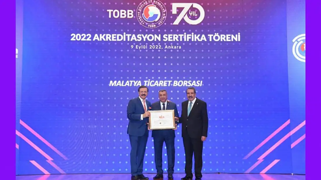 Malatya Ticaret Borsasından Bir Başarı Daha