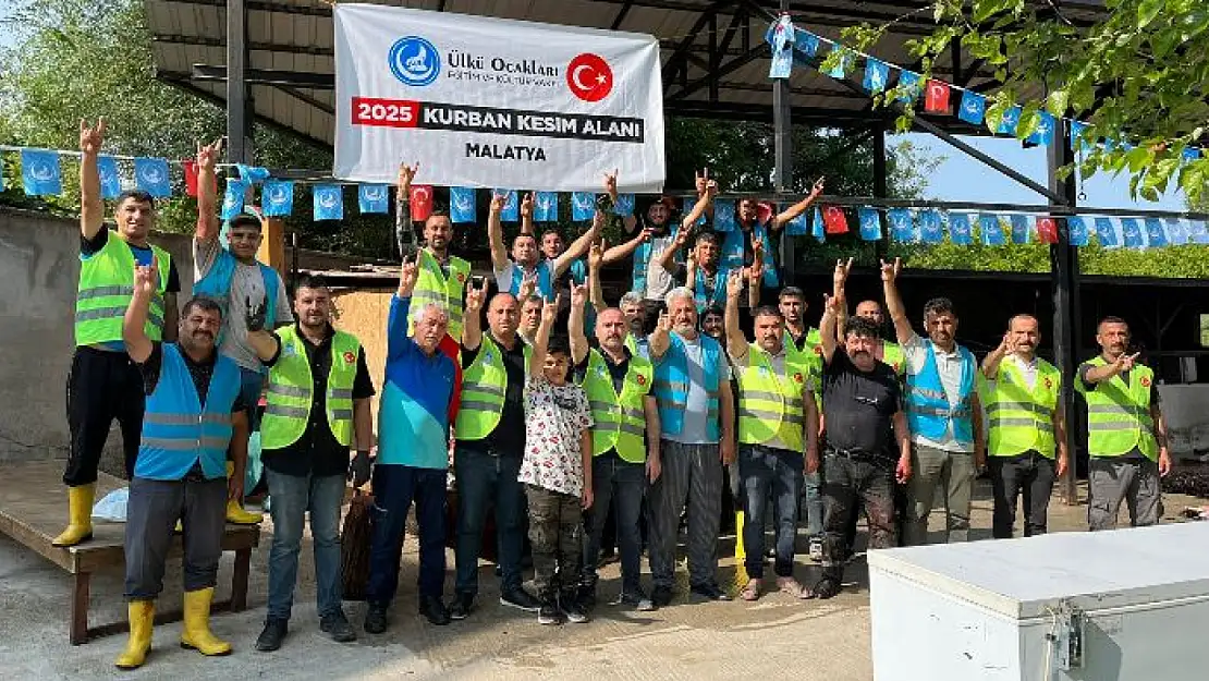 Malatya Ülkü Ocaklarından 2000 Depremzede İhtiyaç Sahibi Ailelere Kurban Eti