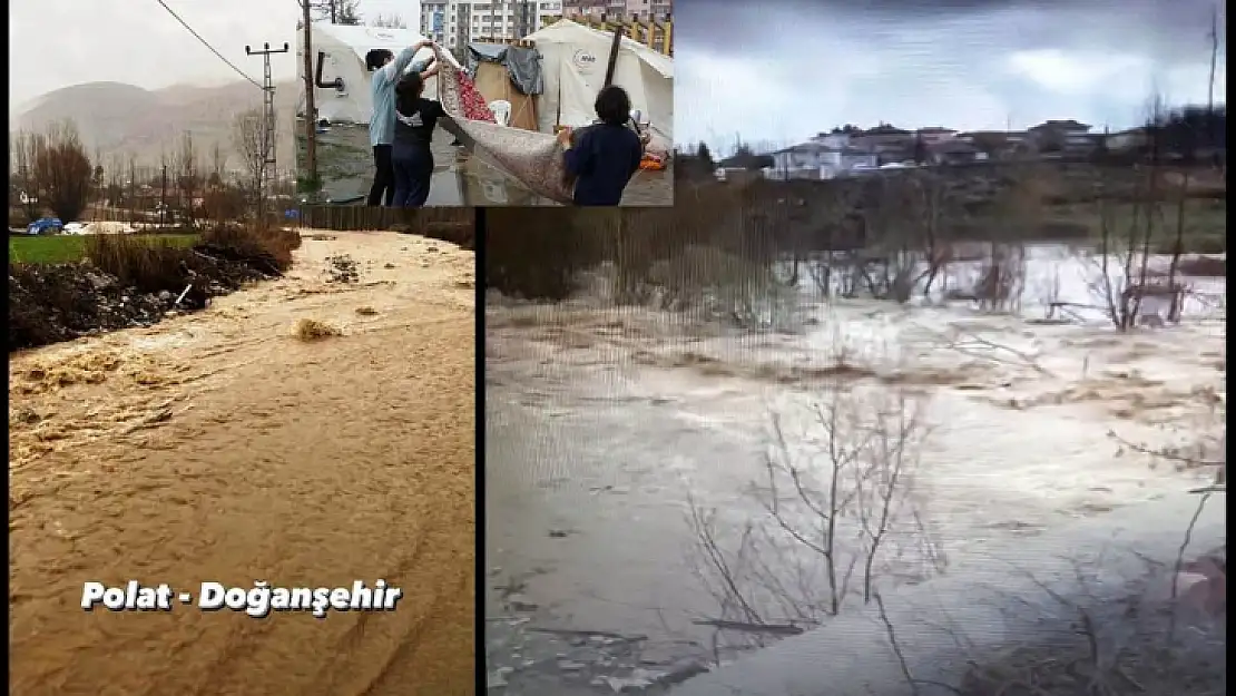 Malatya'yı Yağış ve Doğanşehir'i Bu Defa Sel Vurdu