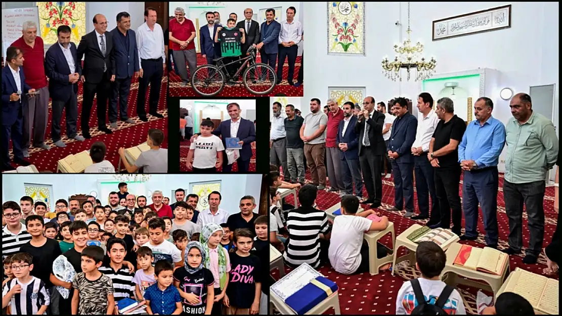 Manas Cami'de Yaz Kur'an Kursları Kapanış Programı